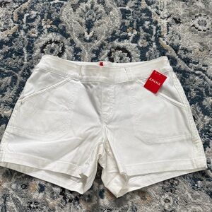 SPANX Women's High Waist White Shorts